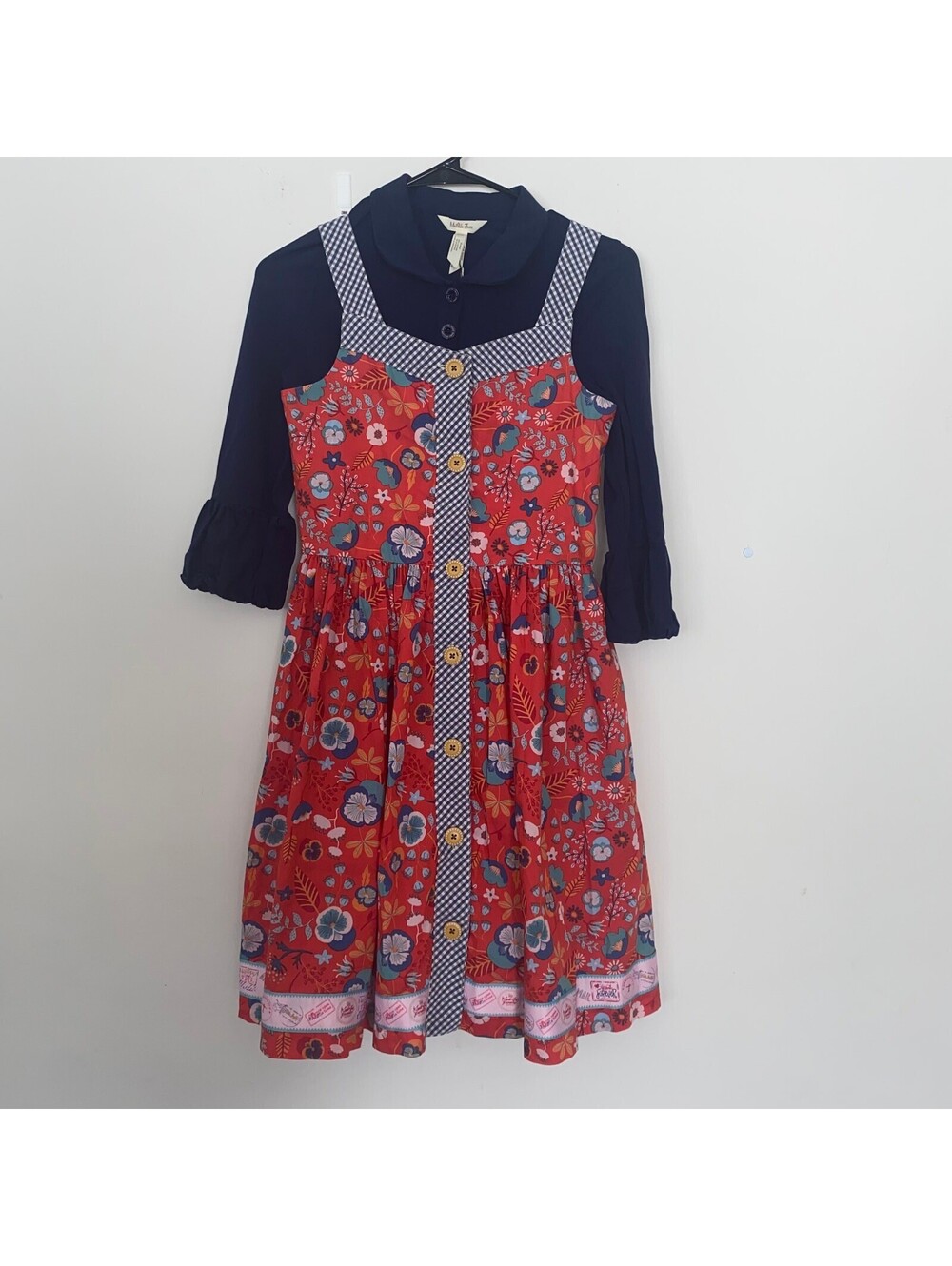 Matilda Jane Floral Jumper Dress Top Size 14 NWT
